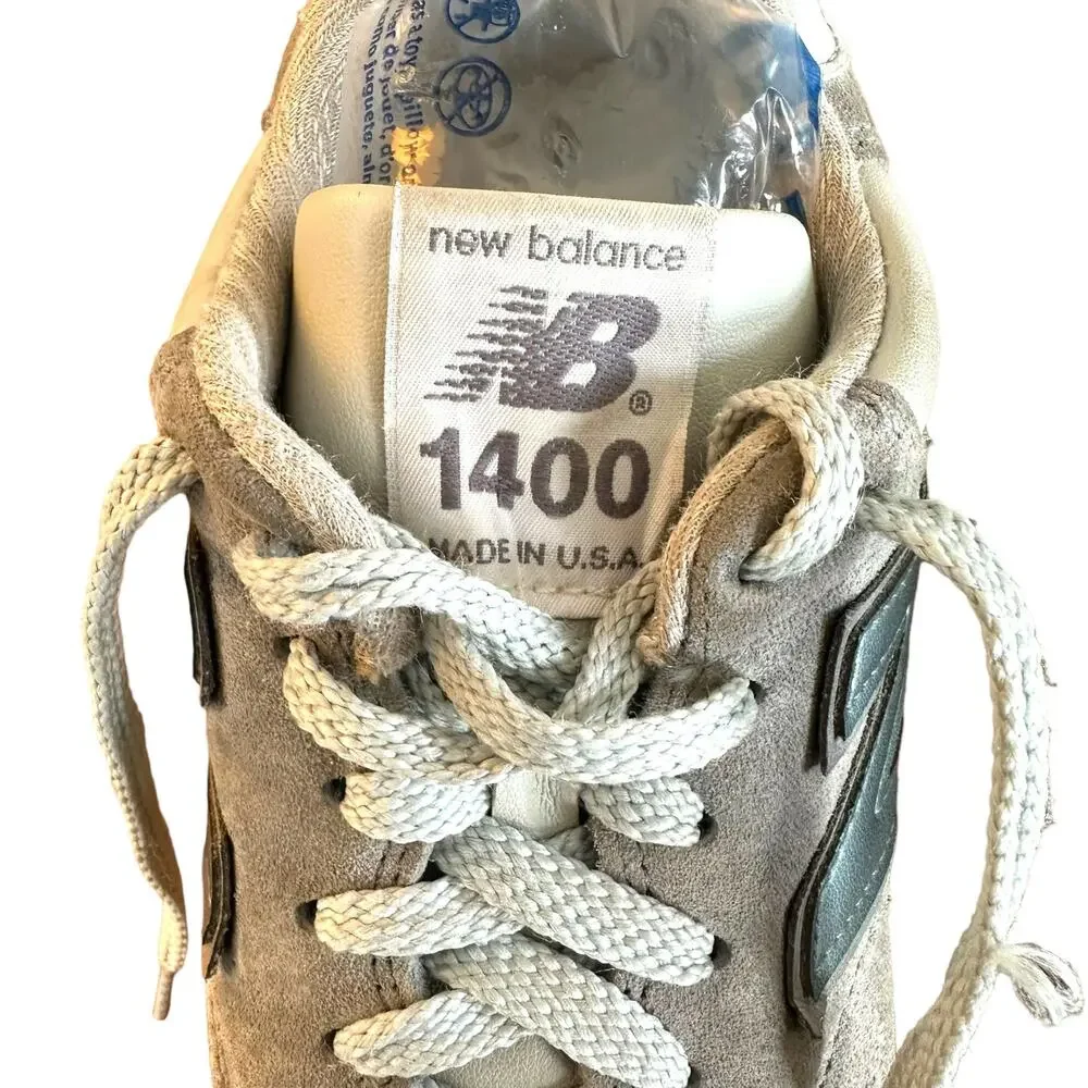 *RARE* New Balance 1400‎ Made in USA Light Gray Sneakers Collectors - Women’s 8